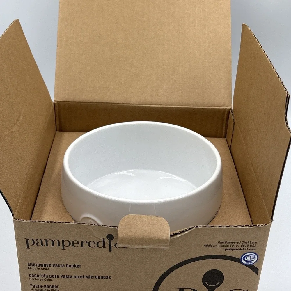 Pampered Chef Microwave Pasta Cooker - Replacement Ceramic‎ Bowl #2633 EUC